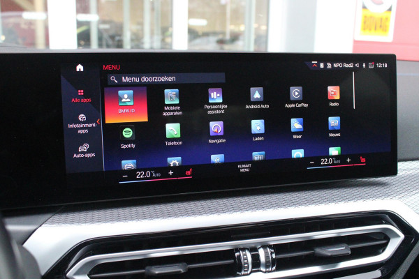 BMW 3-serie 330e 292PK xDRIVE | PANORAMISCH SCHUIF/KANTEL DAK | M-SPORT PRO-PAKKET | M-SPORT REMMEN UITGEVOERD IN DONKERBLAUW MET M LOGO | BMW LIVE COCKPIT PROFESSIONAL | CURVED DISPLAY |DRIVING ASSISTANT INCL. HEAD-UP DISPLAY | PARKING ASSIST INCL. ACHTERUITRIJCAMERA | ADAPTIEVE LED KOPLAMPEN |SHADOW LINE | M-SPORTSTOELEN VOOR | LEDER VERNASCA MET CONTRAST STIKSELS M-SPORT | STOEL VERWARMING | DRAADLOZE APPLE CARPLAY | ELEKTRISCH VERSTELBARE STOELEN MET GEHEUGEN FUNCTIE | HEAD UP DISPLAY | DRAADLOZE TELEFOONLADER | DODEHOEK BEWAKING | COMFORT PACK INCL. ELEKTRISCHE ACHTERKLEP | A