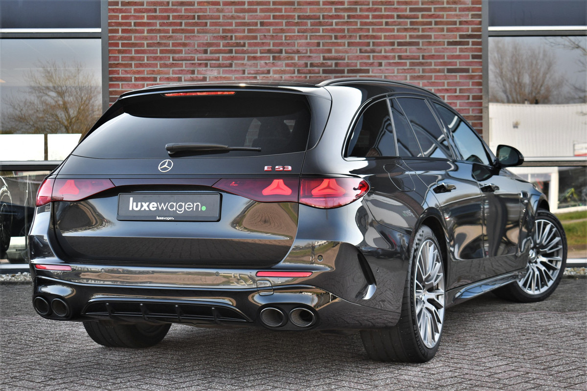 Mercedes-Benz E-Klasse Estate AMG 53 4M+ Pano Superscreen Trekh Burm HUD Distronic Night