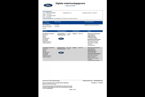Ford Fiesta 1.0 EcoBoost ST-Line | Trekhaak | Spoiler | 18'' | Navigation Pack | Driver Assistance Pack | Climate | Cruise | Lichtpack | Zichtpack etc. etc.