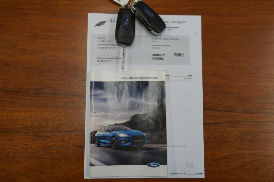 Ford FOCUS Wagon 1.0 EcoB.125PK Hybrid Business/Trekhaak/Camera/ 1e Eigenaar.