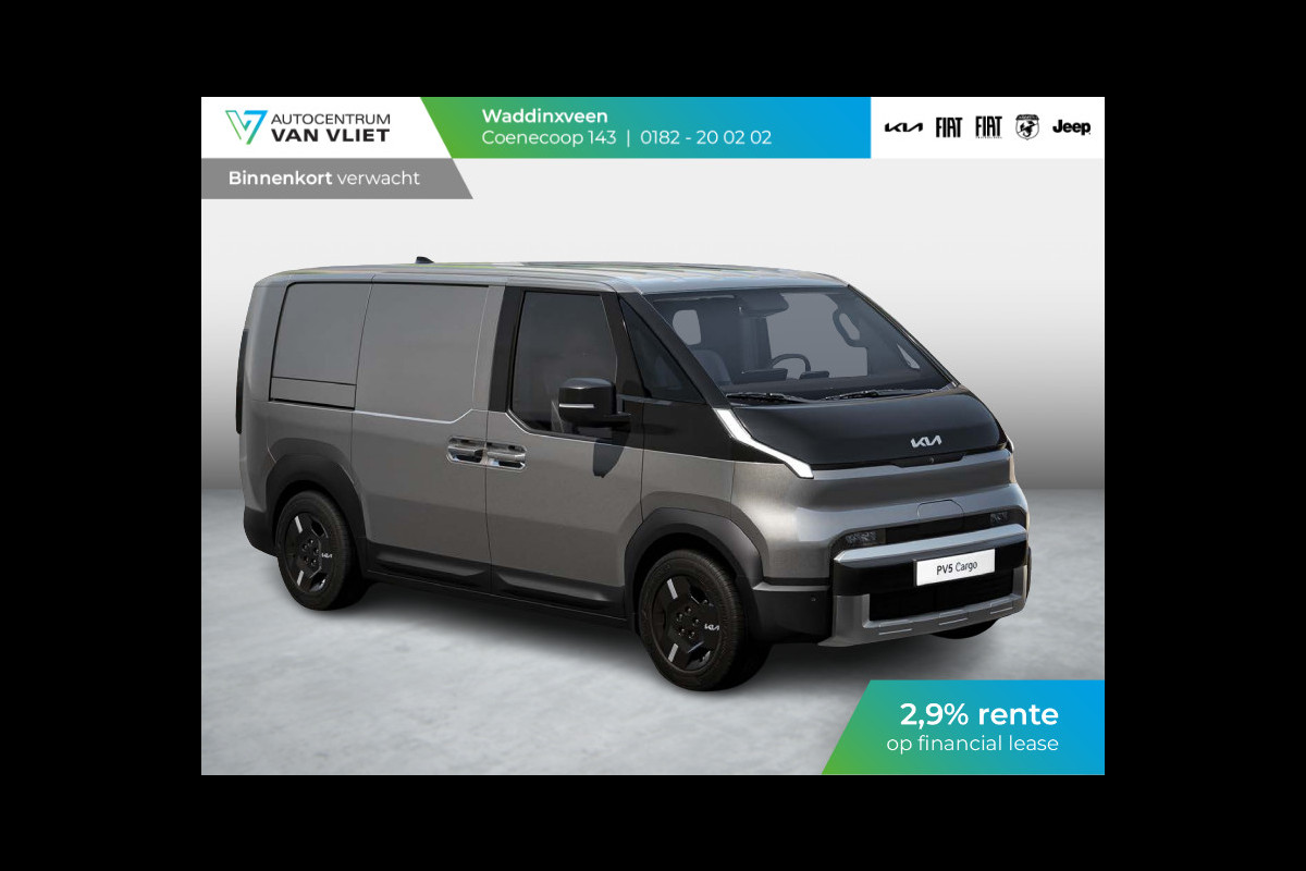 Kia PV5 L2H1 Elite Executive 71.2 kWh | Navi | PDC | 360 Graden Camera | Clima | Adapt. Cruise | BSM | Midden Airbag | 16" | Stoelverwarming & ventilatie | V2L