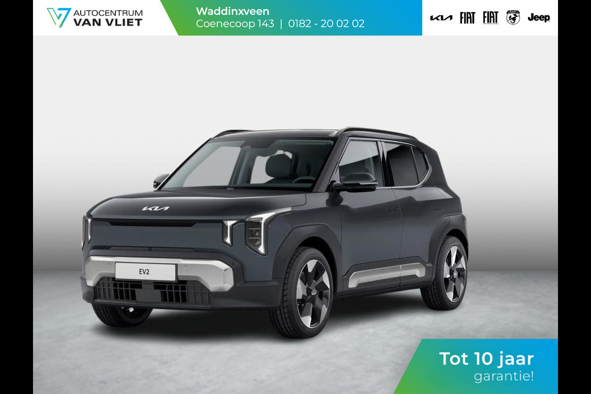Kia EV2 Plus 42.2 kWh 5p. | Uit voorraad leverbaar ! | Actieprijs * | Clima | Adapt. cruise | Navi | Dakrails | 18" | Stoel&Stuur Verwarming | Privacy Glass | Apple Carplay