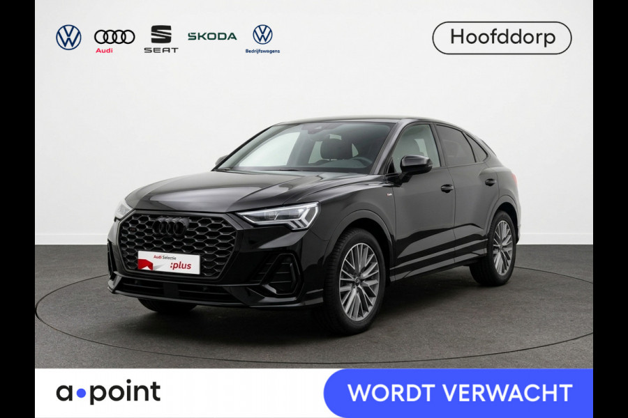 Audi Q3 Sportback 45 TFSI e S Edition 245pk | Navigatie | Lederen bekleding | Elektrisch verstelbare voorstoelen | 360° Camera | Adaptief demping systeem | S line interieur