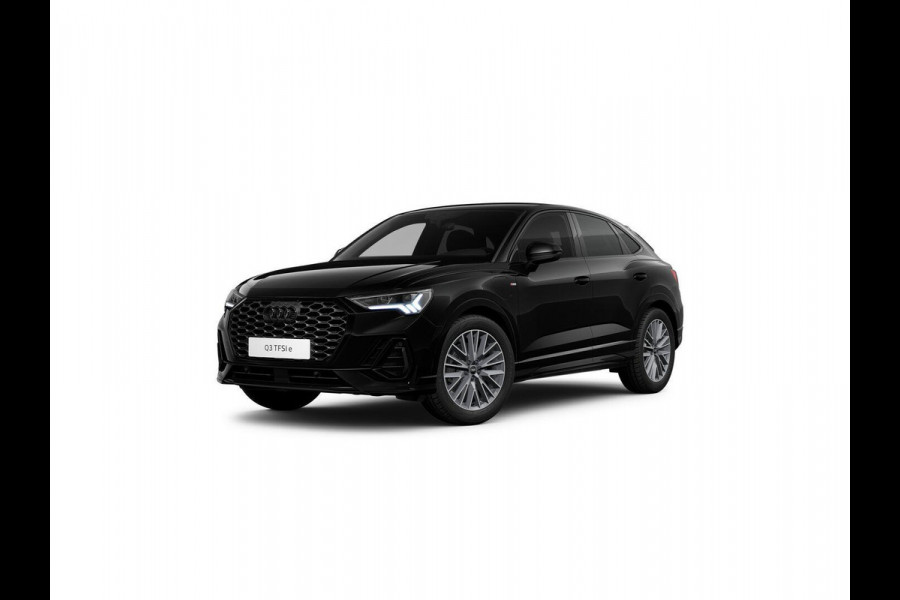 Audi Q3 Sportback 45 TFSI e S Edition 245pk | Navigatie | Lederen bekleding | Elektrisch verstelbare voorstoelen | 360° Camera | Adaptief demping systeem | S line interieur
