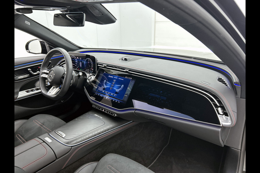 Mercedes-Benz E-Klasse AMG 53 4MATIC+ / NL Auto / Luchtvering (AMG RIDE CONTROL) / Panoramadak / Night Pakket / MBUX Superscreen / Achterasbesturing / Burmester / Plug-in hybride / Elektrisch rijbereik tot ca. 100 km /