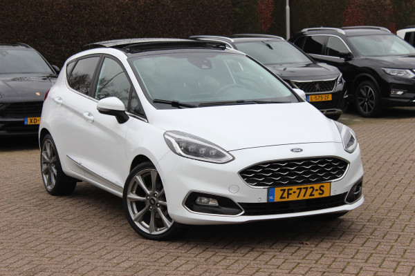 Ford Fiesta 1.0 EcoBoost Vignale Panoramadak / Camera / Leder / 18'' / Navigatie / B&O / Dodehoek / DAB / Stuur+Stoelverwarming / ACC