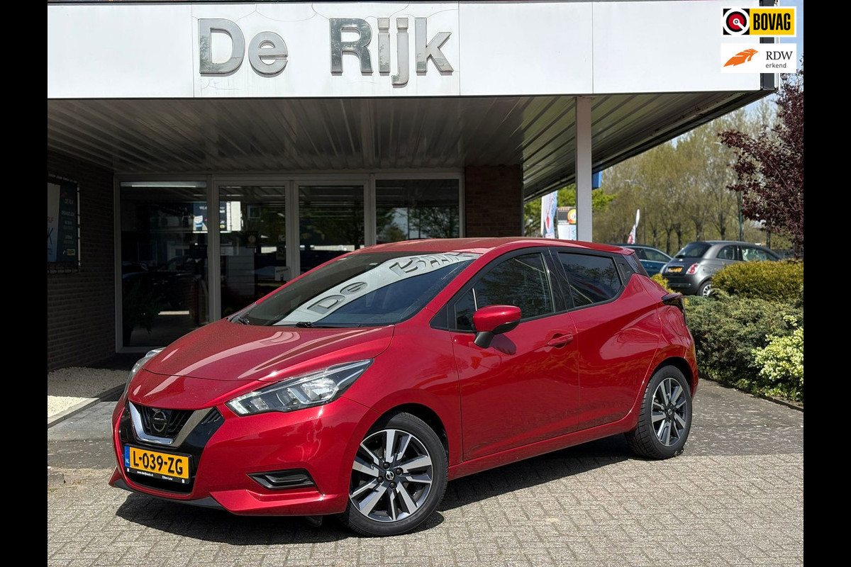 Nissan Micra 0.9 IG-T | Navi, Camera, Cruise, Airco, 16'' LMV, Bluetooth, Lichtsensor |