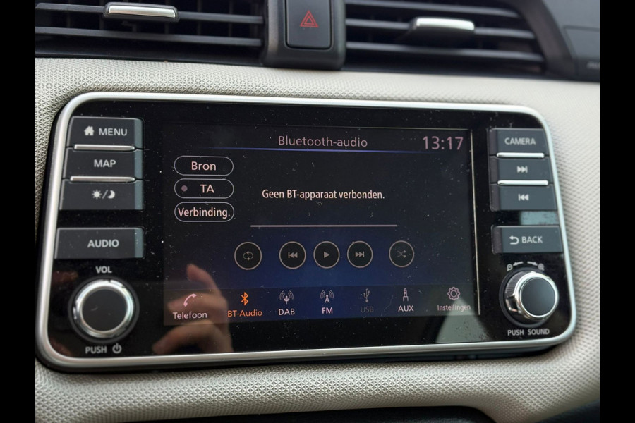 Nissan Micra 0.9 IG-T | Navi, Camera, Cruise, Airco, 16'' LMV, Bluetooth, Lichtsensor |