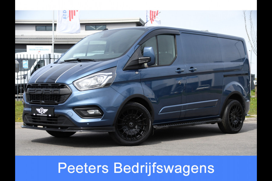 Ford Transit Custom 2.0 TDCI L1H1 Sport Edition Camera, Cruise, Carplay, 130pk, Sensoren, Trekhaak, Leder, LED, 2 x Schuifdeur, Stoelverwarming, Uniek!