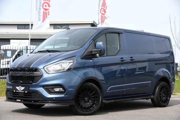 Ford Transit Custom 2.0 TDCI L1H1 Sport Edition Camera, Cruise, Carplay, 130pk, Sensoren, Trekhaak, Leder, LED, 2 x Schuifdeur, Stoelverwarming, Uniek!