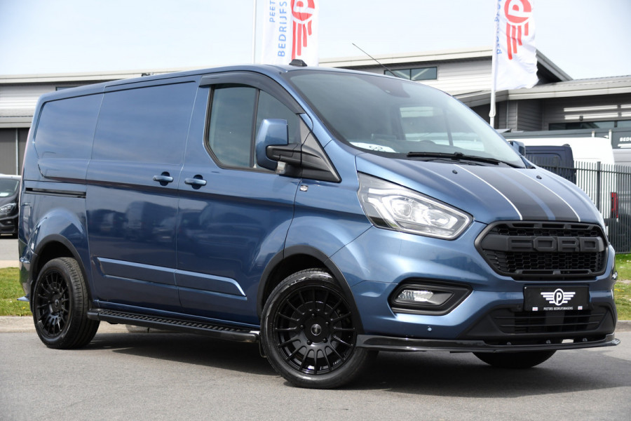 Ford Transit Custom 2.0 TDCI L1H1 Sport Edition Camera, Cruise, Carplay, 130pk, Sensoren, Trekhaak, Leder, LED, 2 x Schuifdeur, Stoelverwarming, Uniek!