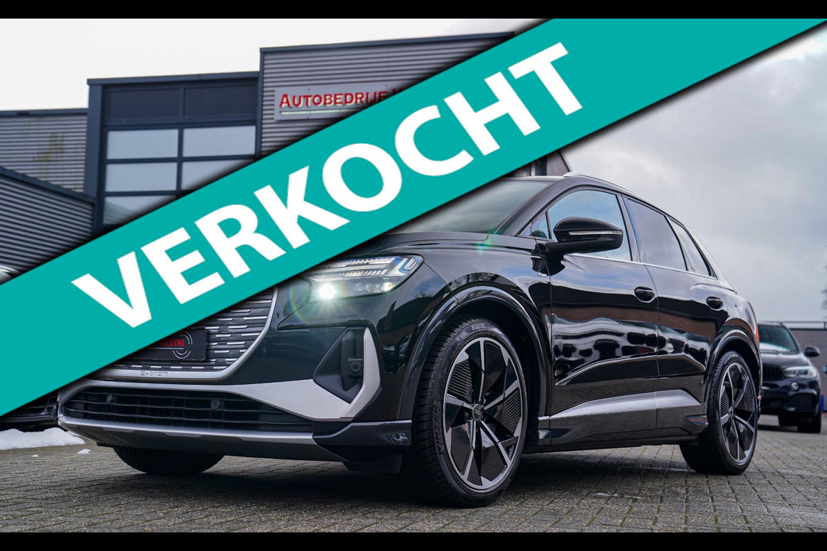 Audi Q4 e-tron 50 quattro Launch edition Advanced Plus 77 kWh | Panorama | BTW | Competition | RS zetels | Memory | HuD | 360 cam