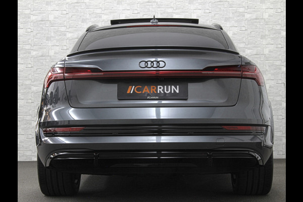 Audi e-tron Sportback S 504pk | RS-Stoelen | Panorama | 360 Camera | Valcona Leder | ACC | B&O Sound | Luchtvering | Soft-Close | Camera Spiegels | Nachtzicht | Keyless-Entry | Head-Up | 4-Zone Clima | Stoelverwarming V+A | Sfeerverlichting | Memory | Carplay |