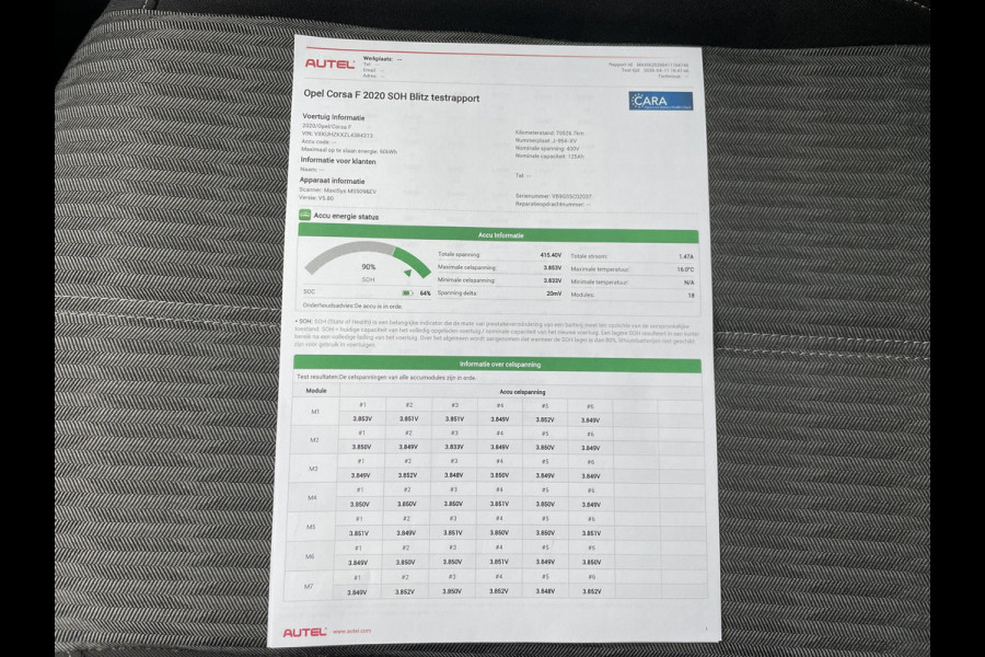 Opel CORSA-E Edition 50 kWh SOH 90% | WINTER-PAKKET | STOEL + STUURVERWARMING | CRUISE CONTROL | PARKEERSENSOREN | NAVI | RIJKLAAR MET 12 MND BOVAG GARANTIE |