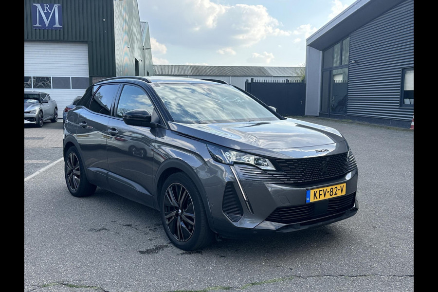 Peugeot 3008 1.6 HYbrid 225 GT Pack Business PANO | BLACK PACK | CAMERA | CRUISE CONTROL ADAPTIEF DODE HOEK SENSOR | ELEK. ACHTERKLEP | STOELVERWARMING| FOCAL AUDIO|