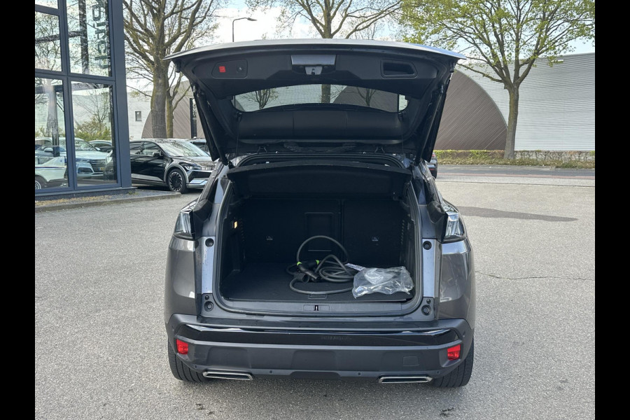 Peugeot 3008 1.6 HYbrid 225 GT Pack Business PANO | BLACK PACK | CAMERA | CRUISE CONTROL ADAPTIEF DODE HOEK SENSOR | ELEK. ACHTERKLEP | STOELVERWARMING| FOCAL AUDIO|