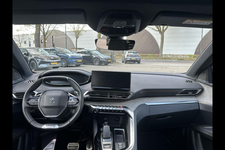 Peugeot 3008 1.6 HYbrid 225 GT Pack Business PANO | BLACK PACK | CAMERA | CRUISE CONTROL ADAPTIEF DODE HOEK SENSOR | ELEK. ACHTERKLEP | STOELVERWARMING| FOCAL AUDIO|