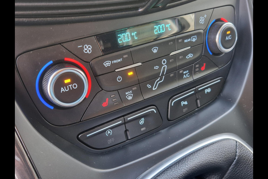 Ford C-MAX 1.0 Titanium Full Options! | Volledig dealer onderhouden | Trekhaak | Stoel stuur en voorruitverwarming | All weather banden | Parking Pack incl camera | Beide voorstoelen in hoogte verstelbaar | Bi xenon verl.