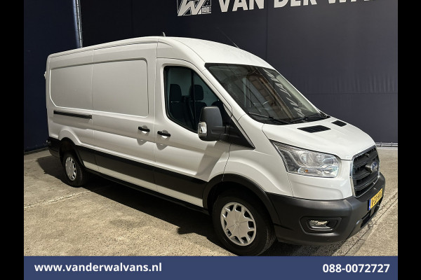 Ford Transit 2.0 TDCI 131pk L3H2 Euro6 Airco | Camera | Navigatie | Apple Carplay | LED | Cruisecontrol Parkeersensoren, Stoelverwarming, Verwarmde voorruit, Bijrijdersbank, 2500kg trekvermogen