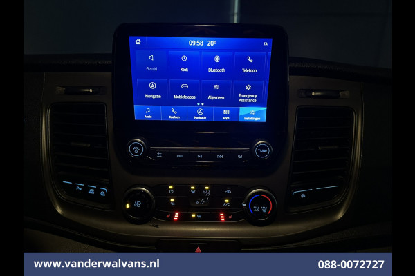 Ford Transit 2.0 TDCI 131pk L3H2 Euro6 Airco | Camera | Navigatie | Apple Carplay | LED | Cruisecontrol Parkeersensoren, Stoelverwarming, Verwarmde voorruit, Bijrijdersbank, 2500kg trekvermogen