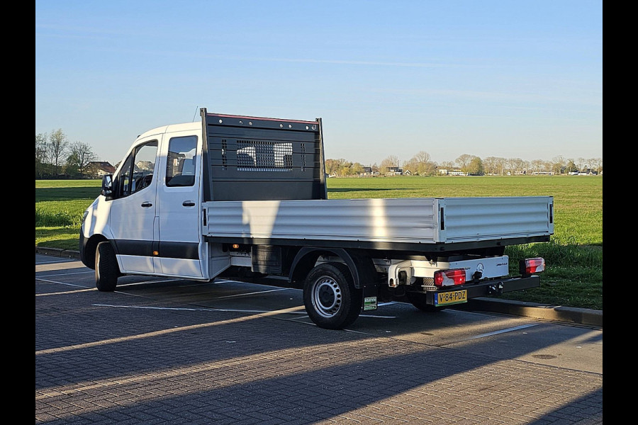 Mercedes-Benz Sprinter 315 L3 RWD Dubbele Cabine Airco Open-Laabak 3.5T-Trekhaak Euro6 150Pk!