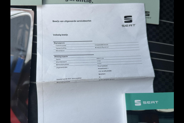 Seat Mii Electric electric Plus STOELVERWARMING| RIJKLAARPRIJS INCL. 12 MND BOVAG GARANTIE| DAB AUDIO | BLUETOOTH| PARKEERSENSOREN ACHTER| CRUISE CONTROL | SOH 85% |