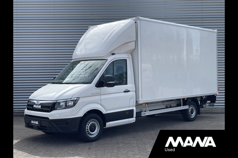 MAN TGE 3.140 140PK Nieuw Bakwagen Laadklep Airco Cruise PDC Lat om lat