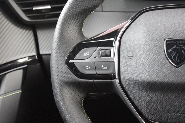 Peugeot e-208 EV GT 156PK 51 kWh | WARMTEPOMP | ALCANTARA "EXECUTIVE INTERIOR" (STOEL VERWARMING/ELEKTRISCH VERSTELBARE BESTUUDERSSTOEL MET MASSAGE FUNCTIE/ALCANTARA BEKLEDING | METAALLAK "JAUNE AGUENDA" | DRIVE ASSIST PLUS PACK (ADAPTIVE CRUISE CONTROL/STOP & GO FUNCTIE/LANE KEEPING/POSITIONING ASSIST) | 17" LICHTMETALEN VELGEN "YANAKA" | SFEER VERLICHTING IN 8 KLEUREN | KEYLESS ENTRY/START | DRAADLOZE APPLE CARPLAY/ANDROID AUTO | DRAADLOZE TELEFOONLADER | VISION & NAVIGATION PACK (NAVIGATIE/HD CAMERA VOOR EN ACHTER/DODEHOEK BEWAKING/INSTAPVERLICHTING | FULL LED KOPLAMPEN |