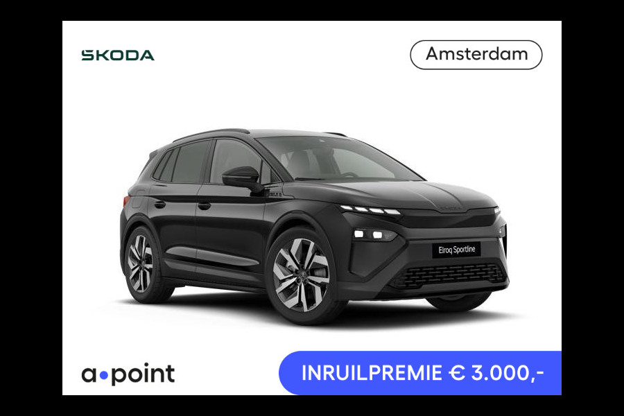 Škoda Elroq 85 Sportline | Trekhaak | elektr. achterklep | Matrix LED | Travel Assist | Stuur - en stoelverwarming |