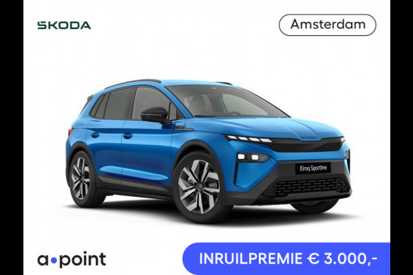 Škoda Elroq 85 Sportline | Trekhaak | Adaptief onderstel | Warmtepomp | Verw. voorruit |