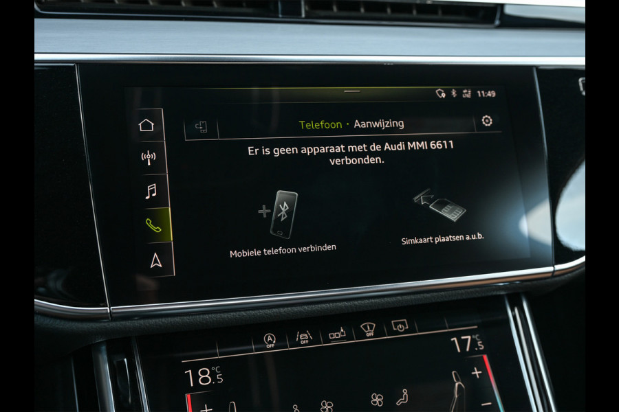 Audi A8 50 TDI quattro Pro Line Plus | Panorama dak | Luchtvering | B&O Sound | Head-up | Adaptive cruise | Ambiance interieur | Comfort seats |  |