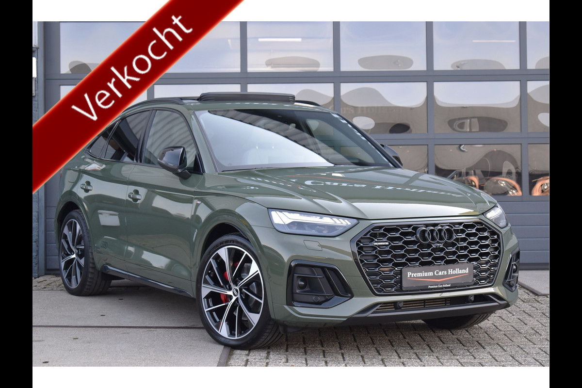 Audi Q5 Sportback 55 TFSI e S-Line 367 Pk Pano Lucht 360 Camera Oled Massage Vol Leder Matrix Led Trekhaak SQ5