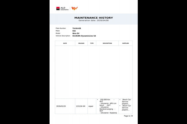 Kia Niro EV DynamicLine 64.8 kWh|100% SOH|DIGITAL COCKPIT|LEDER|ACC|APPLE CARPLAY|CAMERA|CLIMATE+CRUISE CONTROL|ORG.NL|NAP|1 EIG