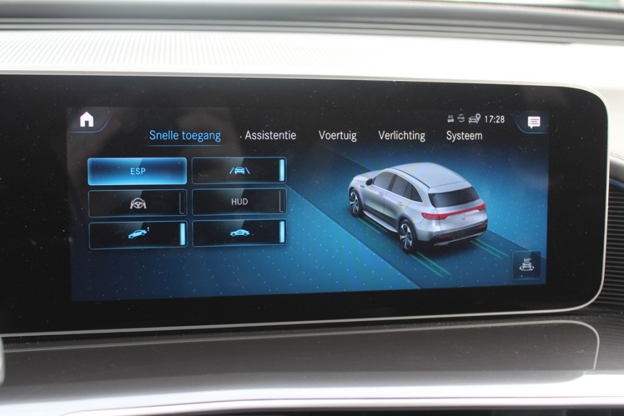 Mercedes-Benz EQC 400 4MATIC Business Solution AMG 80 kWh / SoH 93,1% / Schuifdak / 360Camera / Head-up / Burmester / Leder / 20'' / Matrix LED / CarPlay / Dodehoek / DAB / ACC