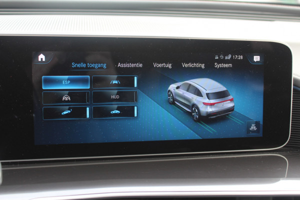 Mercedes-Benz EQC 400 4MATIC Business Solution AMG 80 kWh / SoH 93,1% / Schuifdak / 360Camera / Head-up / Burmester / Leder / 20'' / Matrix LED / CarPlay / Dodehoek / DAB / ACC