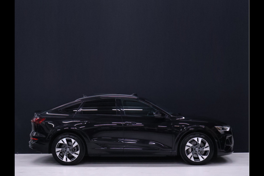 Audi e-tron Sportback 50 quattro S edition 71 kWh [ADAPTIVE CRUISE, APPLE CARPLAY, CAMERA, STOELVERWAMING, SCHUIFKANTELDAK, MEMORY, ELEKTRISCHE ACHTERKLEP, DIGITAL DASH, NAVIGATIE, NIEUWSTAAT]