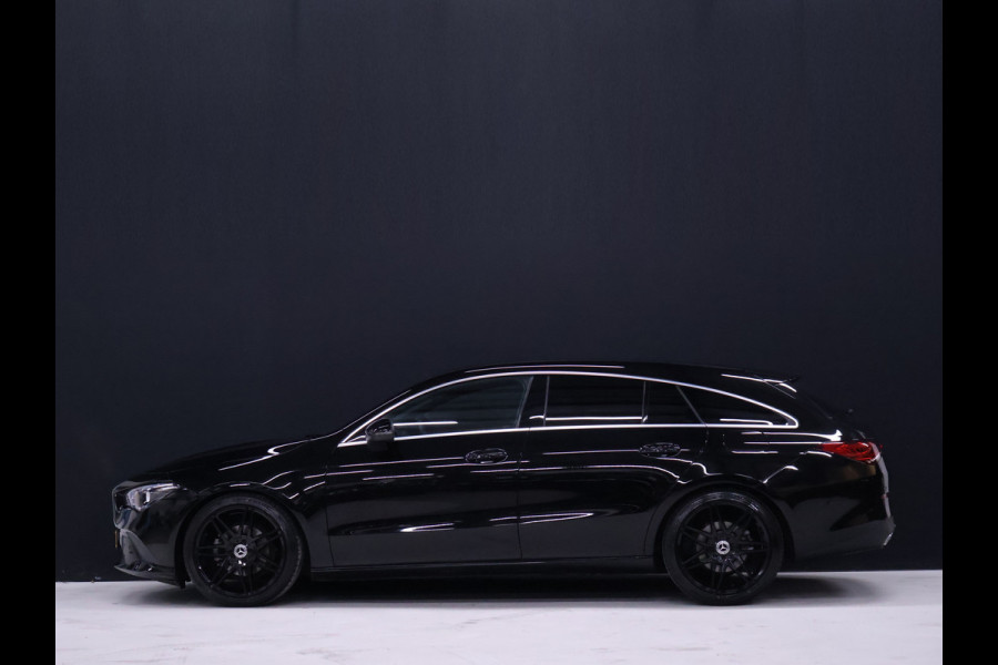 Mercedes-Benz CLA-Klasse Shooting Brake 180 Luxury Line [SFEER, LEDER, APPLE CARPLAY, CAMERA CRUISE, STOELVERWAMING, ELEKTRISCHE ACHTERKLEP, DIGITAL DASH, NAVIGATIE, NIEUWSTAAT]