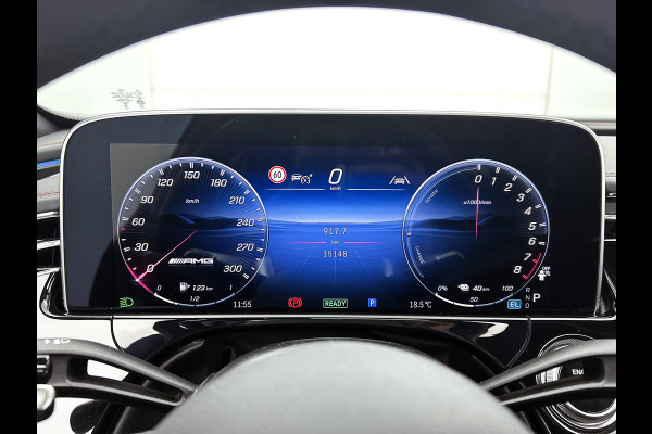 Mercedes-Benz E-Klasse AMG 53 4MATIC+ / NL Auto / Luchtvering (AMG RIDE CONTROL) / Panoramadak / Night Pakket / MBUX Superscreen / Achterasbesturing / Burmester / Plug-in hybride / Elektrisch rijbereik tot ca. 100 km /