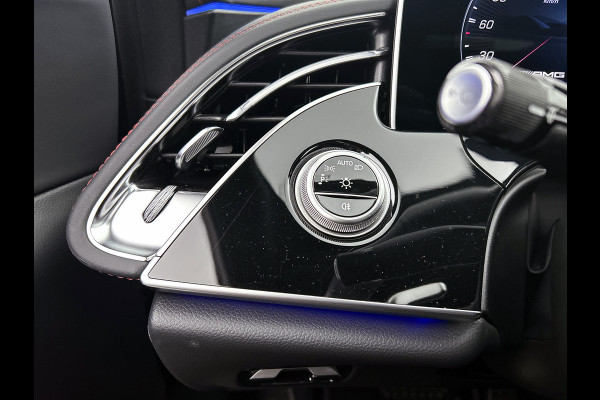 Mercedes-Benz E-Klasse AMG 53 4MATIC+ / NL Auto / Luchtvering (AMG RIDE CONTROL) / Panoramadak / Night Pakket / MBUX Superscreen / Achterasbesturing / Burmester / Plug-in hybride / Elektrisch rijbereik tot ca. 100 km /