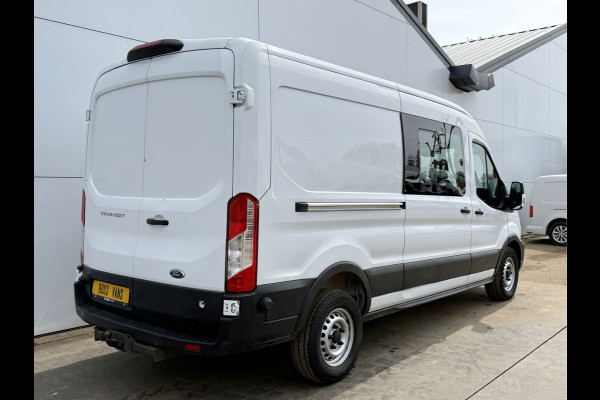 Ford Transit DC 2.0 TDCI L3H2 130PK 6- persoons Dubbele cabine L3H2 Trekhaak Parkeersensoren voor