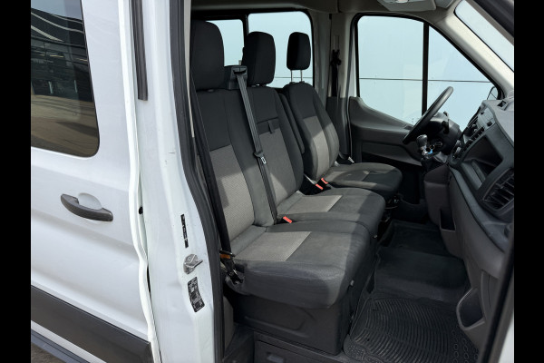 Ford Transit DC 2.0 TDCI L3H2 130PK 6- persoons Dubbele cabine L3H2 Trekhaak Parkeersensoren voor