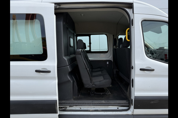 Ford Transit DC 2.0 TDCI L3H2 130PK 6- persoons Dubbele cabine L3H2 Trekhaak Parkeersensoren voor