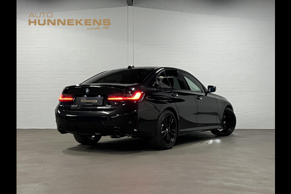 BMW 3-serie 330e M-pakket | Adapt. cruise | Open dak | Trekhaak | Head-up | Stoelverwarming | Sfeerverlichting | Carplay | Leder
