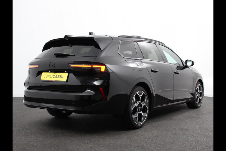 Opel Astra Sports Tourer 1.2 Turbo 130pk Automaat Ultimate Panoramadak Navigatie Apple Carplay/Android Auto 360 Camera Parkeersensoren Adaptive Cruise Control Full LED Stoel-en stuurverwarming Virtual Cockpit Climate Control Lichtmetalen velgen