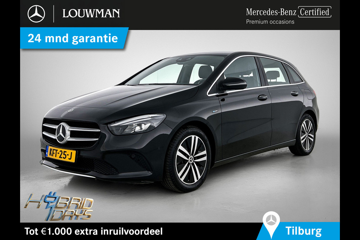 Mercedes-Benz B-Klasse 250 e Plug-In Hybride Trekhaak | Parkeerpakket met achteruitrijcamera | Ledkoplampen | Easy Pack Achterklep | Stoelverwarming. Inclusief 24 maanden MB Certified garantie voor Europa.