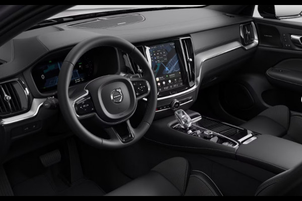 Volvo V60 T6 350PK Automaat Plug-in hybrid AWD Plus Dark / Harman Kardon / 19"velgen / 360 Camera / Elektrisch bedienbare voorstoelen met geheugen / Pilot assist / Adaptive cruise control /