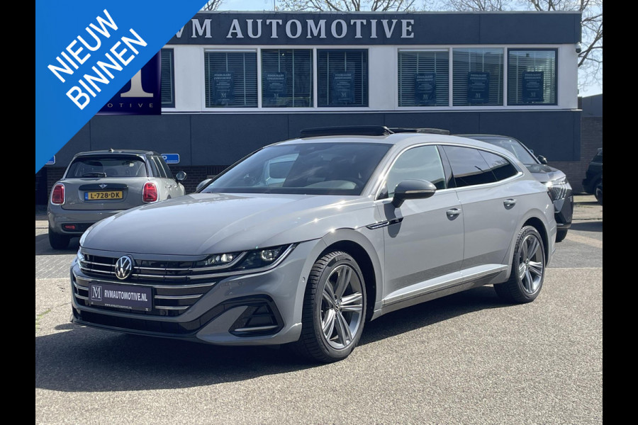 Volkswagen Arteon Shooting Brake 1.4 TSI eHybrid R-Line BINNEN + BUITEN PANO| NAPPALEDER SPORTSTOELEN| ELEK. STOEL MET MEMORY| ELEK. ACHTERKLEP| ACHTERBANK VERWARMD| CAMERA| STOELVERWARMING| CARPLAY| DODE HOEK SENSOR