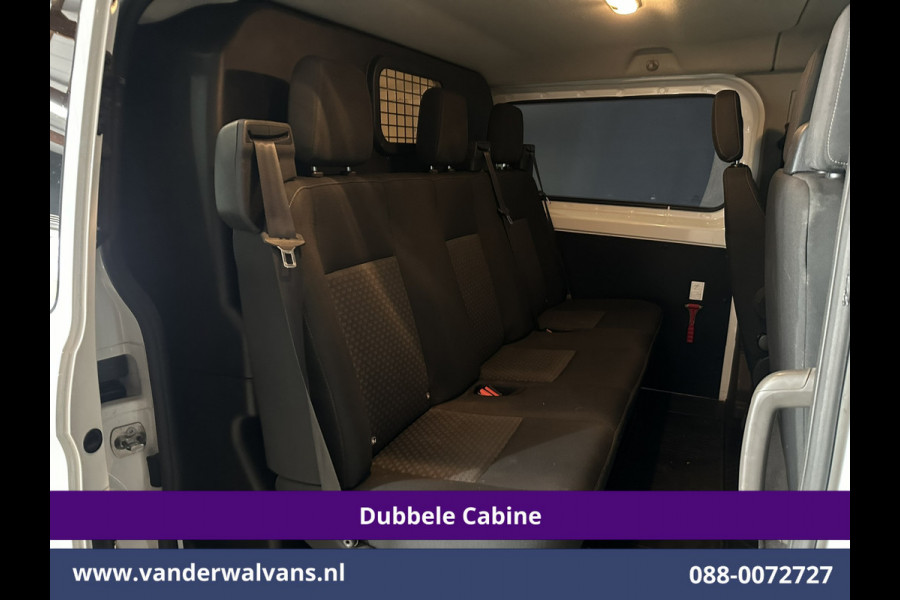 Ford Transit Custom 2.0 TDCI 131pk L2H1 Dubbele Cabine Euro6 Airco | 6-Zits | Cruisecontrol | 2550kg Trekhaak Verwarmde voorruit, Parkeersensoren