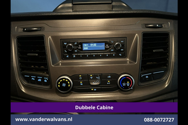 Ford Transit Custom 2.0 TDCI 131pk L2H1 Dubbele Cabine Euro6 Airco | 6-Zits | Cruisecontrol | 2550kg Trekhaak Verwarmde voorruit, Parkeersensoren