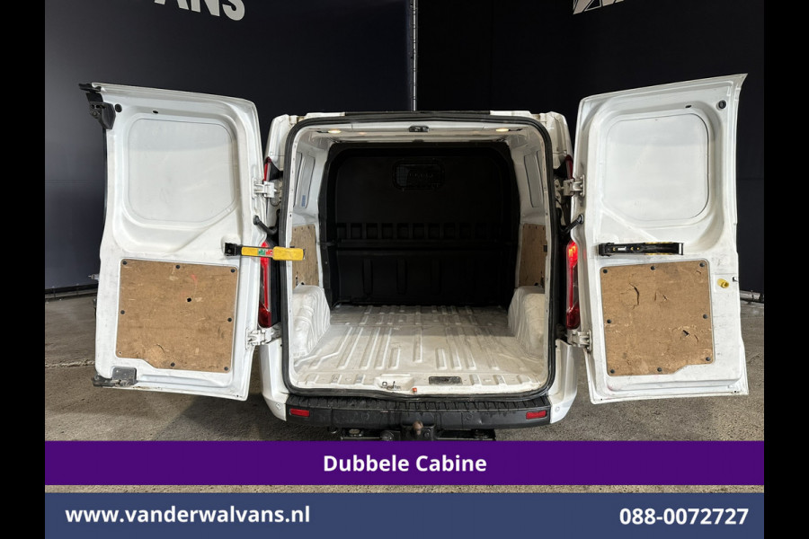 Ford Transit Custom 2.0 TDCI 131pk L2H1 Dubbele Cabine Euro6 Airco | 6-Zits | Cruisecontrol | 2550kg Trekhaak Verwarmde voorruit, Parkeersensoren